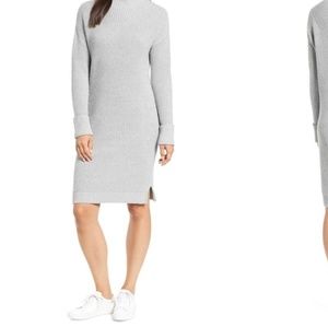 2x-Caslon Gray sweater dress